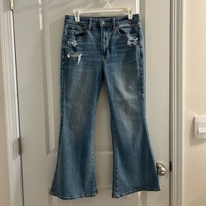 American Eagle Outfitters Blue Flare Jeans